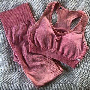 Gymshark Ombre Peach Legging